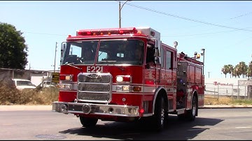 LAFD Task Force 21 & Light Force 64 Responding