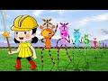 【踏切アニメ】SPRUNKI秘密の箱からスプランクイが出現します🐱🐵🐯 FumiKiri Railroad Crossings Meme Animation