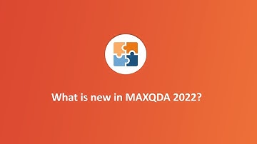 Webinar: New Features for MAXQDA 2022
