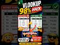Excel Secret Formula 🔥| #shorts #shortsviral #exceltricks