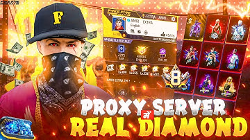 Proxy Server ✨😳 Me Real Dimonds 😱😱 #freefire #freefiremax #freefireindia 