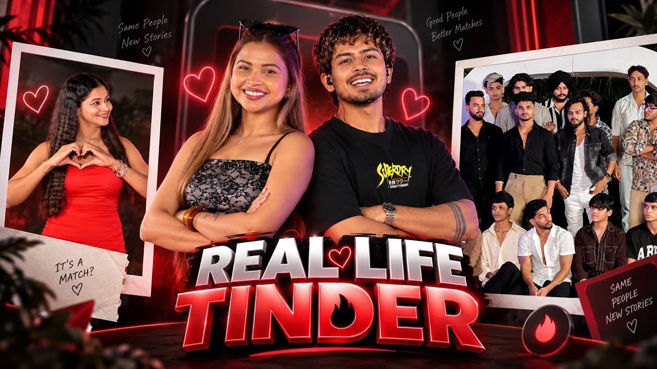 Tinder In Real Life With A Twist 😉 1 Girl VS 30 Boys | Mukul Sona