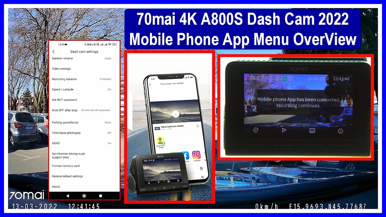 Question - my Xiaomi 70mai A800S 4K only allows 1080p : r/Dashcam