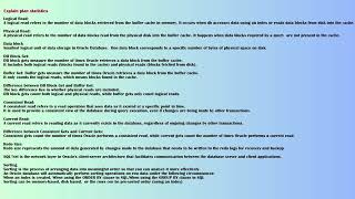 Oracle Explain plan output statistics