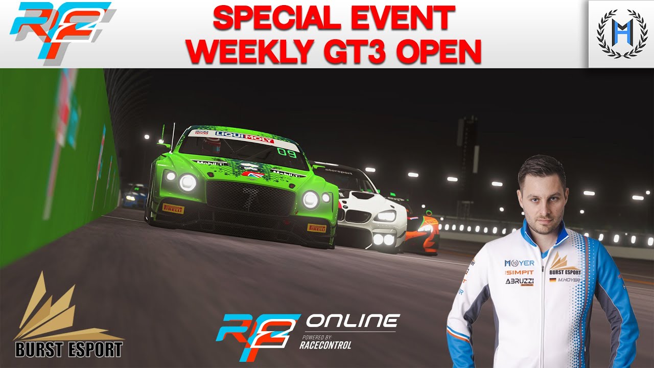 rFactor 2, Melbourne [Link] @ Bentley Continental GT3 [Motion Sim Onboard