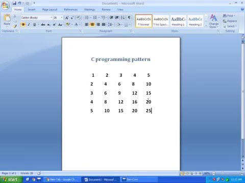 c pattern programs