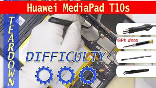 Huawei Mediapad T10S (Agassir-W09A) 📱 Teardown Take Apart Tutorial