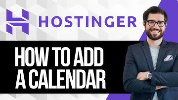 How to Add a Calendar to Hostinger Website