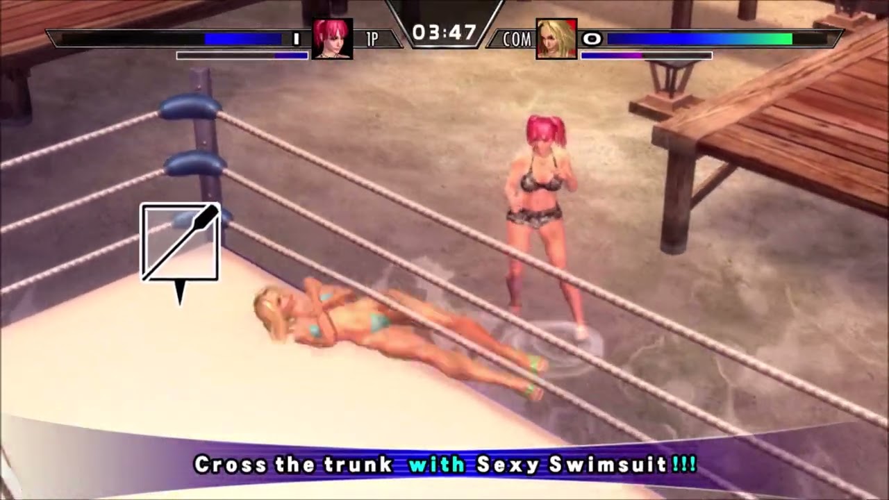 Rumble Roses XX: Candy Cane Beach Match.