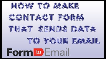 Make a Custom Contact Form for Website | Submits & Send to Email [HOW TO]