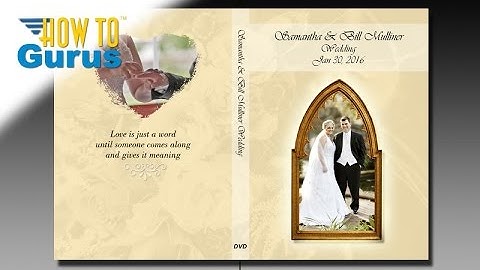How You Can Design a Wedding DVD Cover in Photoshop Elements