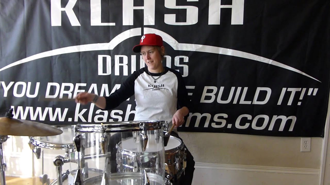 Vintage Zickos 1970's Acrylic Drum Set Review Demo