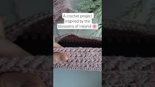 Jasmine Stitch Bag in Soft Irish Rose Wool 🌸 #crochet