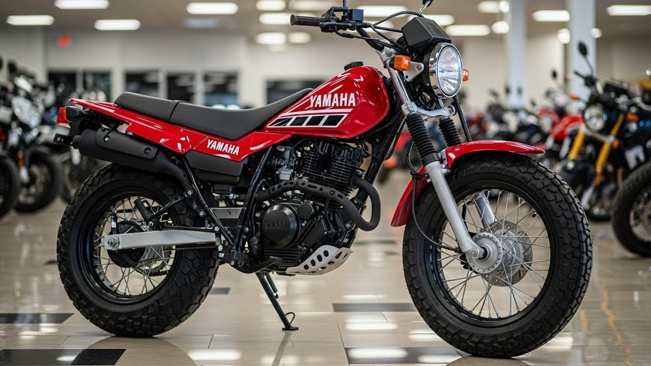 NEW 2026 Yamaha TW200 – Bold Red Adventure Bike | Powerful & Fun Ride
