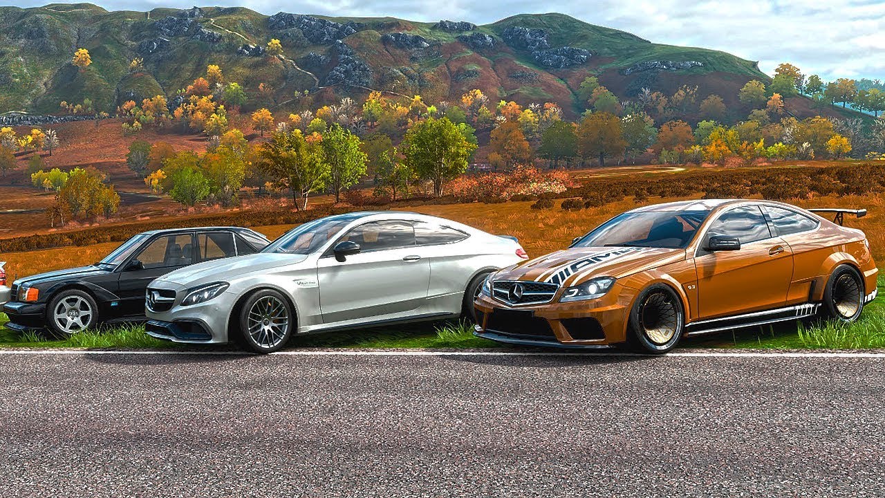 2017 mercedes-benz c63 amg-s Forza Horizon 4 Mercedes-Benz AMG Club drifting and Trip | Racer V8