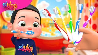 5 finger family good habits tooth brush routine song bluloo