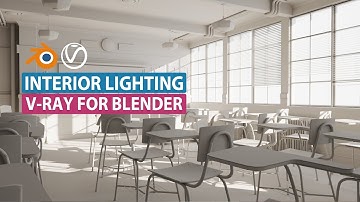 V-Ray for Blender Tutorial: Learn Interior Lighting from Start to Finish (Beginner Friendly)