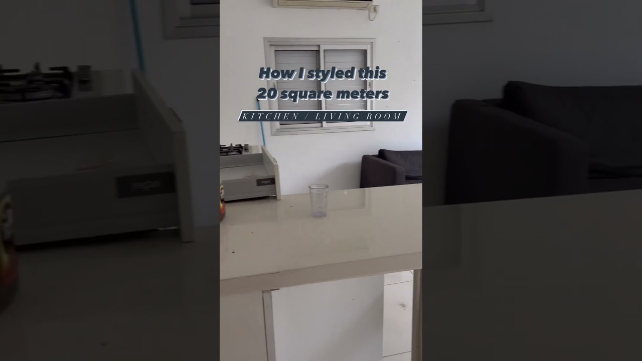 How I Styled This 20 Square Meters Living Kitchen Space