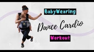 Babywearing Postpartum Workout 🙌 Dance Cardio Mom & Baby Carrier Workout
