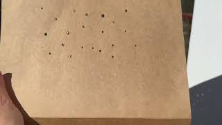 How to see a solar eclipse only with paper
