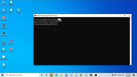 22  Date Command   Windows Dos Commands tutorial   System Admin tutorial commands