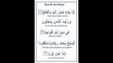 110-Surah-An-Nasr (سورة النصر)