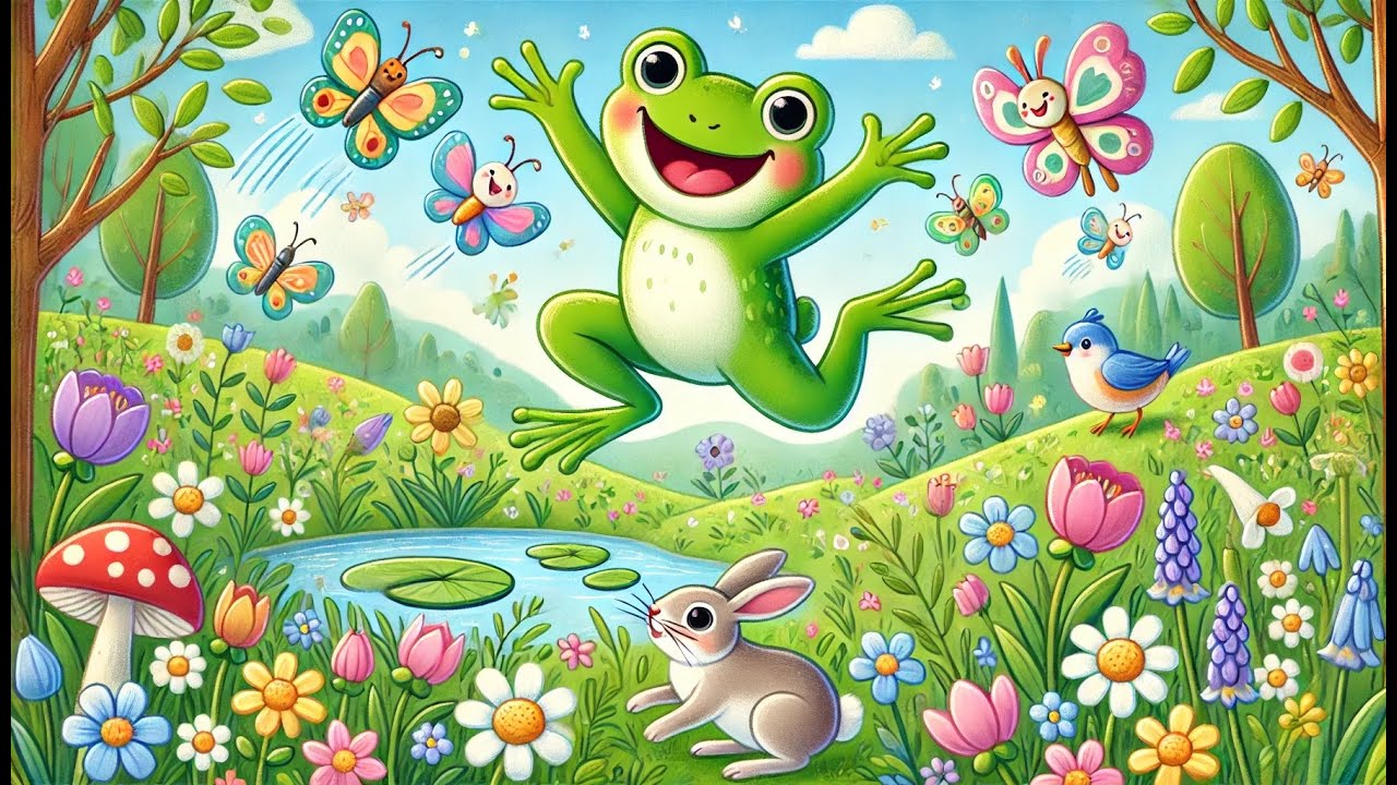 ŻABKA ŚMIESZKA🐸 RERE KUM KUM! 🐸 PIOSENKA DLA DZIECI 🎶🥰