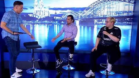 magixx KICKS CHAIR during INTERVIEW HILARIOUS IEM Cologne 2022