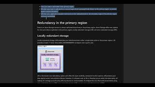 AZ 900-Microsoft Learning Path-Module 4 -Describe Azure storage redundancy