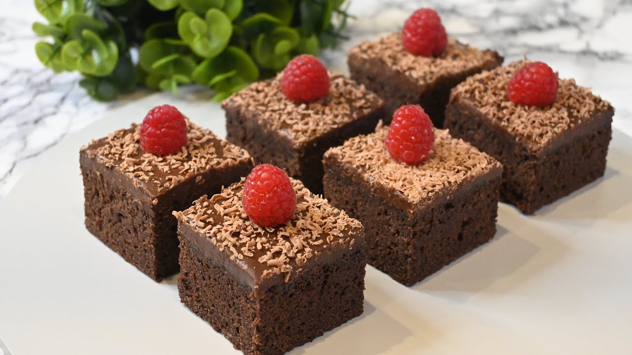 The Perfect Chocolate Glazed Brownies 5 minutes recipe simply