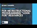For Me Instructional Programming Look For Informational Meeting For Me Instructional Programming Look For Informational Meeting