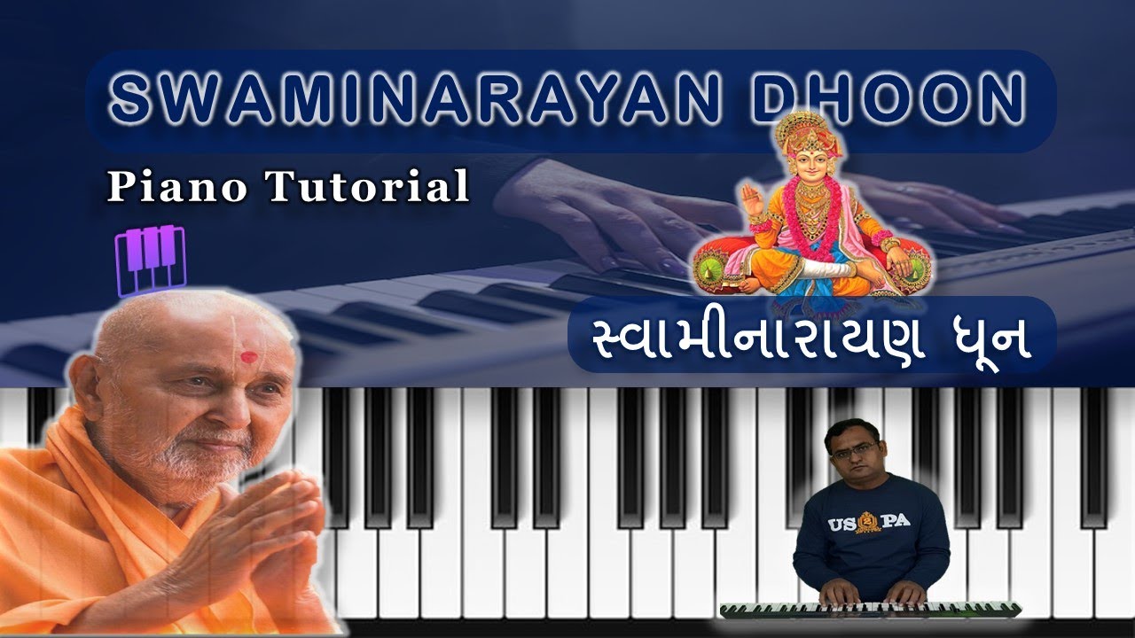 Learn To Play Swaminarayan Dhoon On Piano | Piano Tutorial For Beginner ...