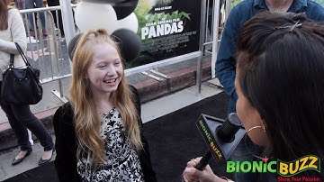 Abigail Zoe Lewis Interview at the World Premiere of Pandas
