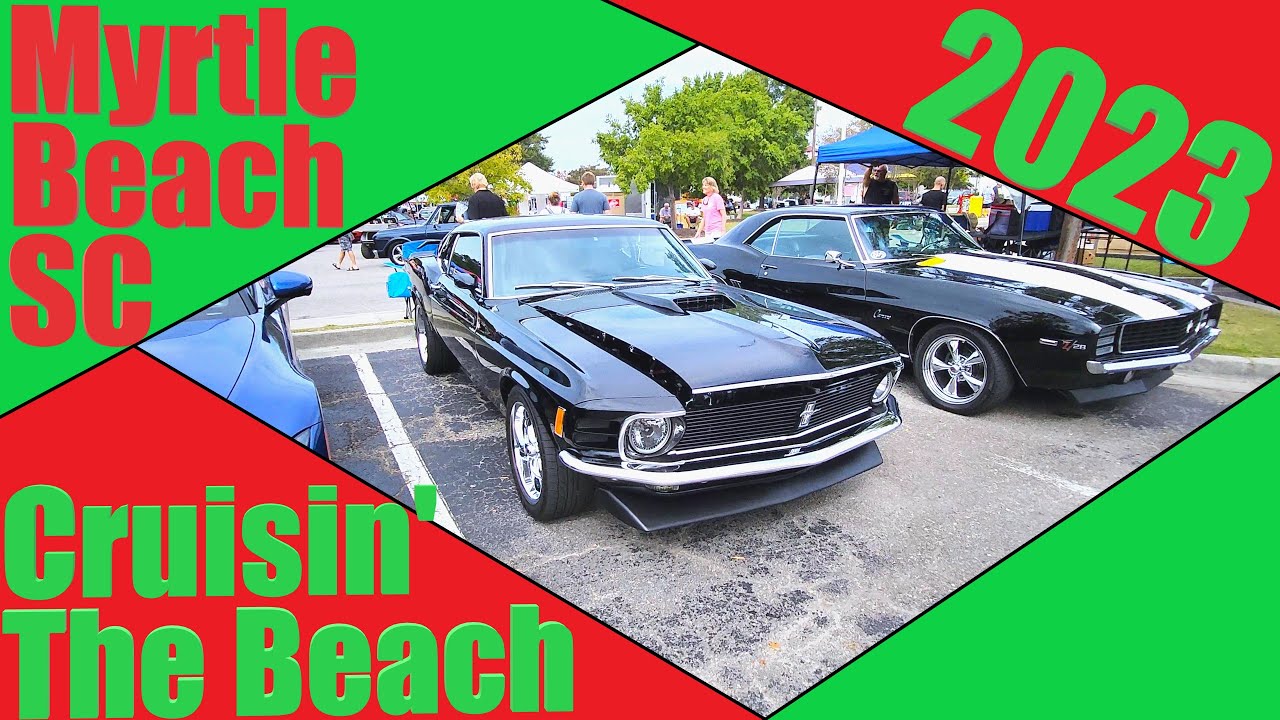 Cruisin' The Beach 2023 | Миртл-Бич, Южная Каролина | Классические автомобили всех десятилетий на...
