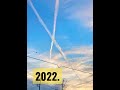 見事な飛行機雲✈️#空#雲#2022年