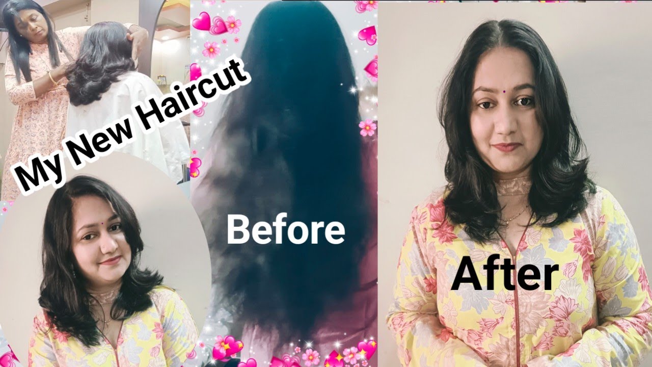 Vlog-22 My New Haircut/Butterfly Haircut/ನನ್ನ ಮಗನ ರಿಯಾಕ್ಷನ್ ಹೇಗಿತ್ತು ⁉️ #tailoring #blousedesign