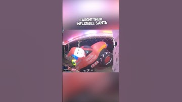 They caught Santa on their doorbell camera 😱