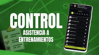 Gol Manager - Control asistencia a entrenamientos - TUTORIAL screenshot 4