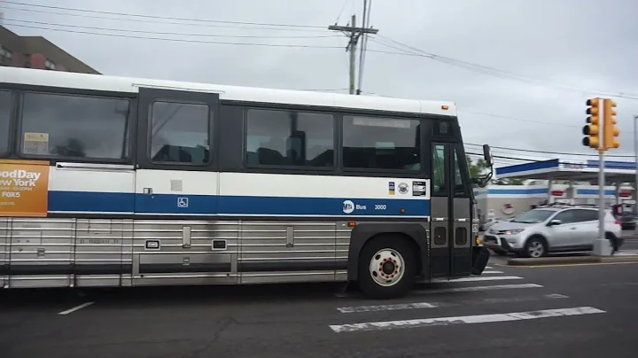 MTA Bus: Glen Oaks bound D4500CL 3000 QM5 at 164 St/Union Tpke
