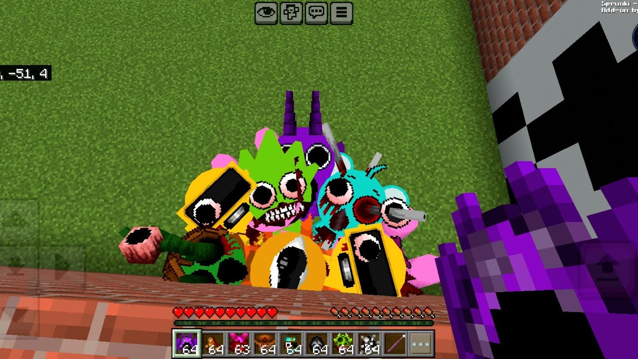 Sprunki Incredibox Mod in Minecraft PE