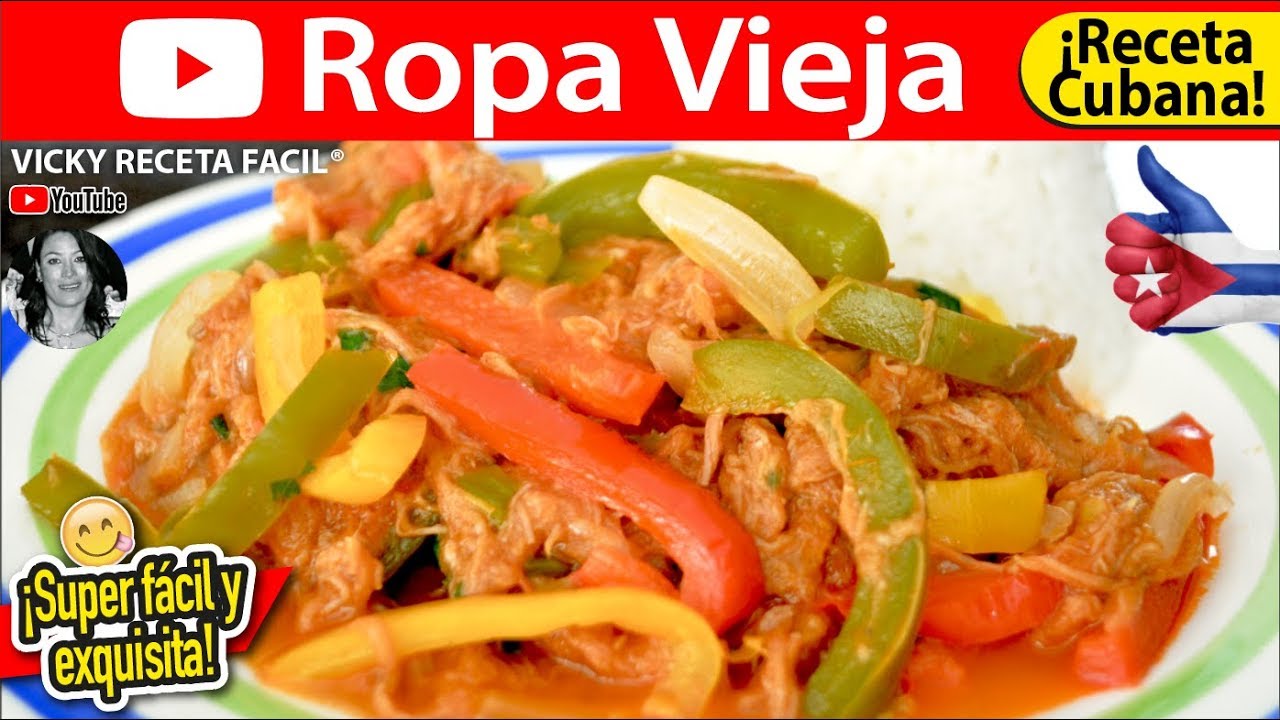 ROPA VIEJA | #VickyRecetaFacil | VICKY RECETA FACIL