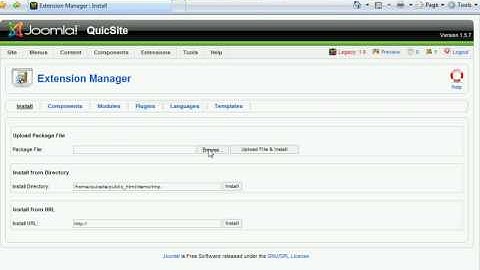 Lesson 13 - Installing Extensions In Joomla 1.5