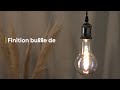 Ampoule LED goutte à filament déco - XXCELL - E27 - 4,5 W - Bulle de savon-1