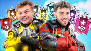Adin Ross & Jynxzi 2v2 vs EVERY Rank in Rainbow Six Siege