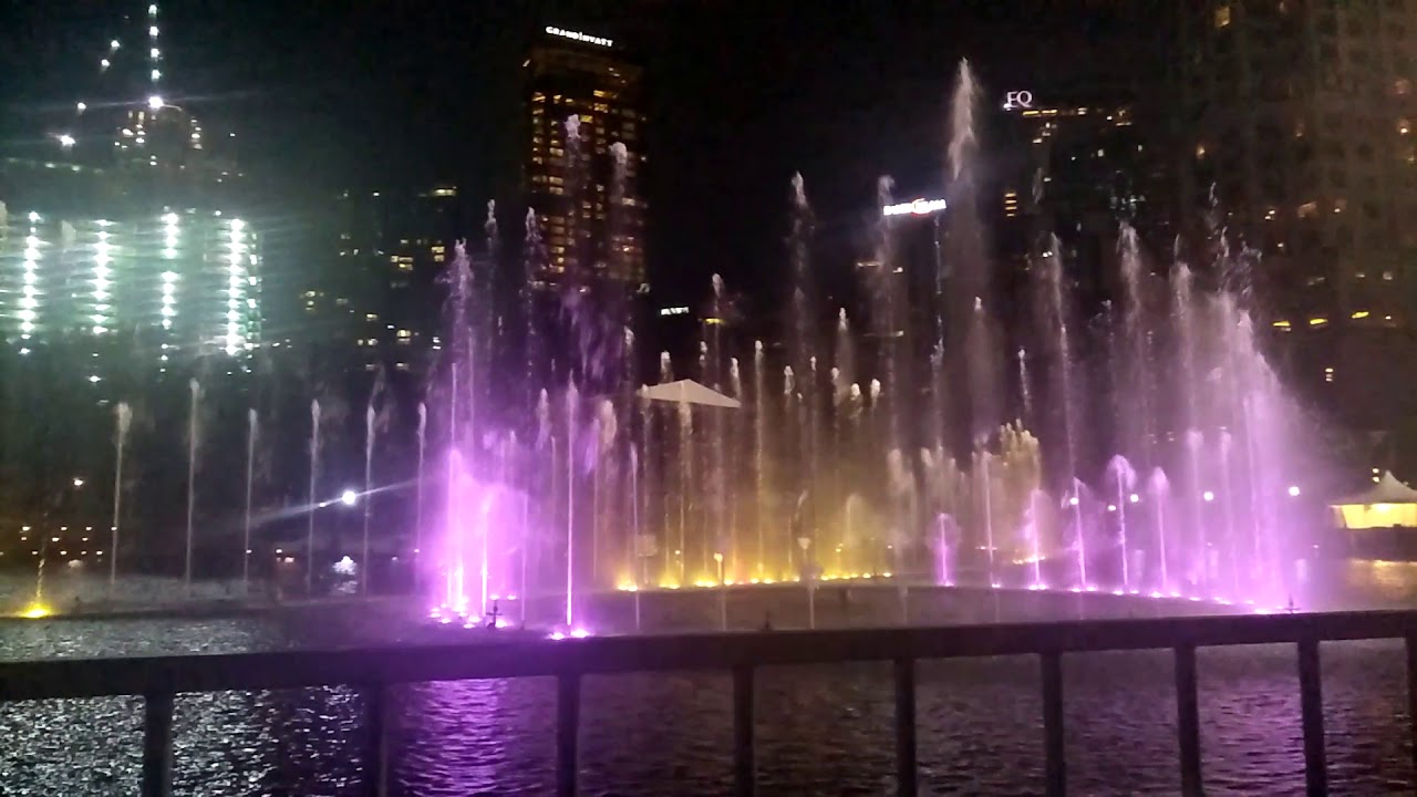 KLCC Fountain Show Kuala Lumpur YouTube