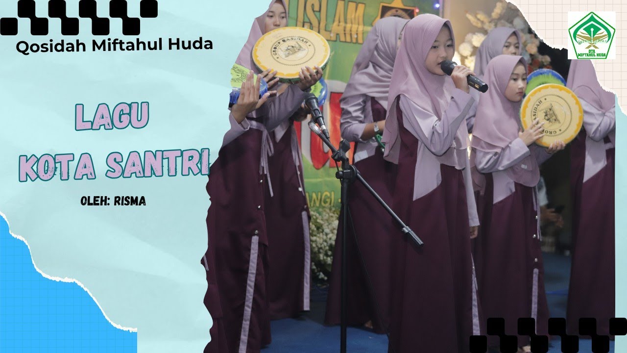 Kota Santri || Qosidah Miftahulhuda || Isra mi'raj || Samenan || oleh Risma