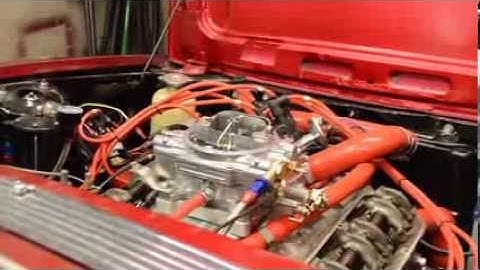 Rover V8 Stag. Firing the engine up for the first time