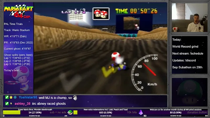 MK64 - new best opener on WS - 1'26"49 (1-shroomer)