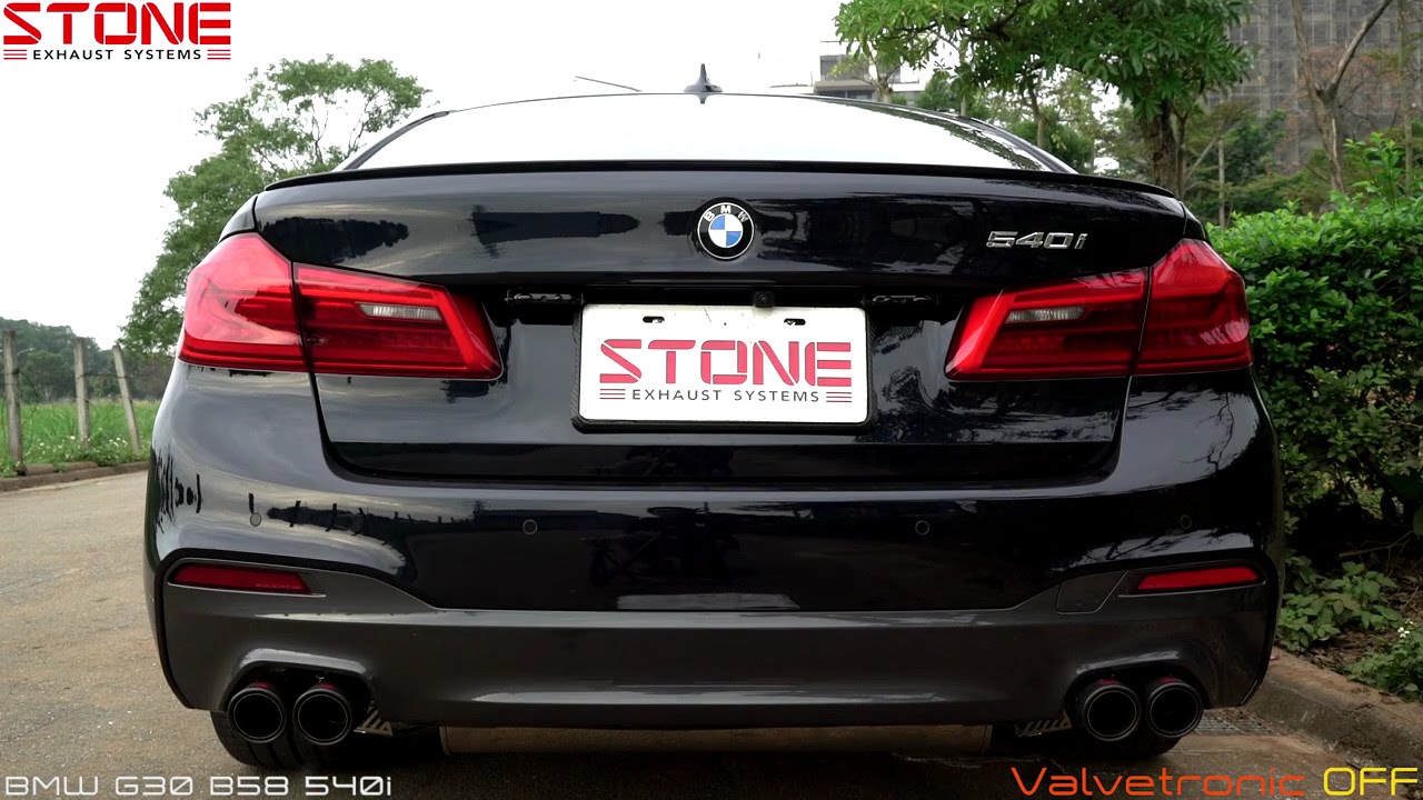 bmw-g30-540i-b58-x-stone-exhaust-eddy-catalytic-downpipe-sound-youtube