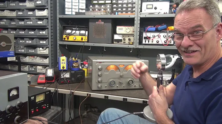 Johnson Viking II Ham AM CW Tube Transmitter Restoration Repair Checkout K1TLI Creation N6TLU Test